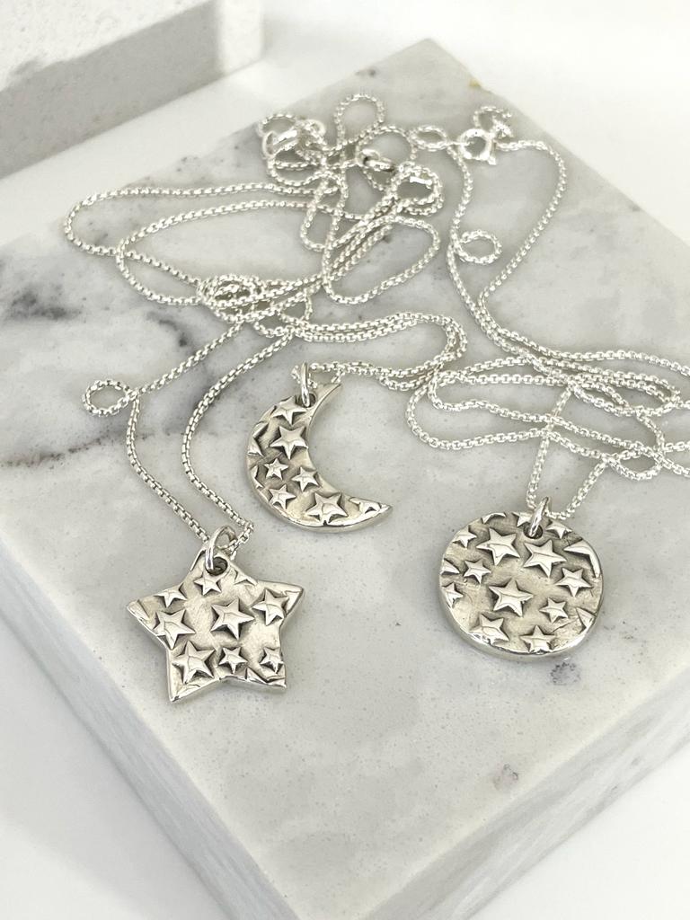 Silver Celestial Necklace