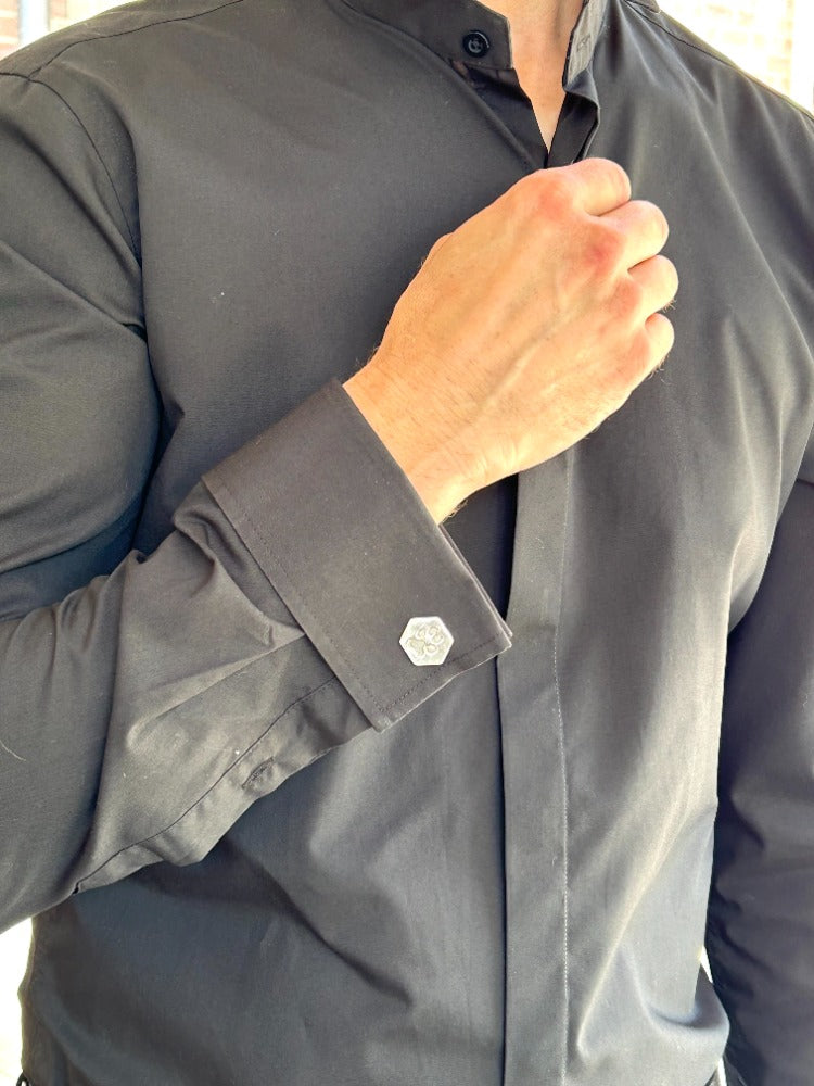 Silver Paw Print Cufflinks